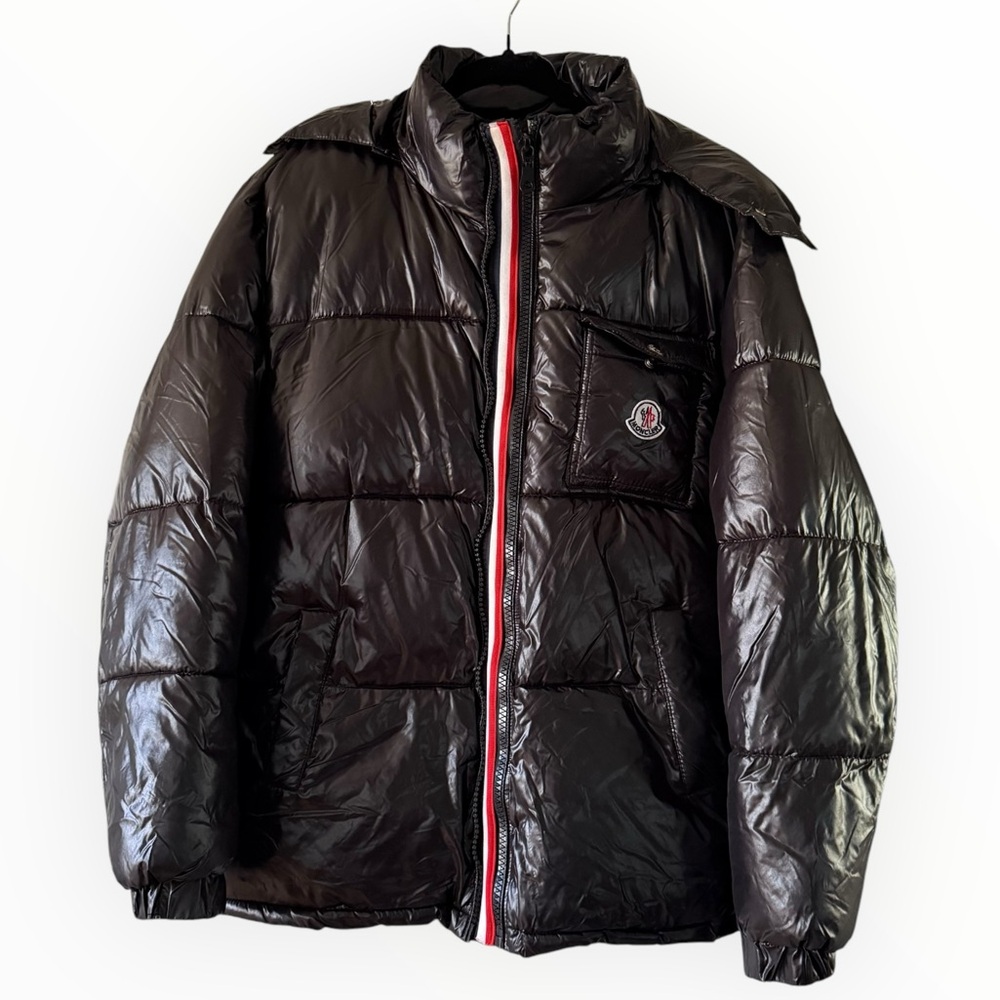 Moncler Montbeliard Giubbotto Puffer Coat black size Medium Unisex - Picture 3 of 16
